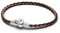 PANDORA Moments Disney Der König der Löwen Verschluss Geflochtenes Lederarmband, Kompatibel Moments, Größe: 19 cm, 593361C01-S2