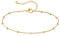 Jenosy 14K Vergoldet Armband Damen Gold Personalisiertes Verstellbar Anhänger Armband für Frauen Mädchen Schmuck