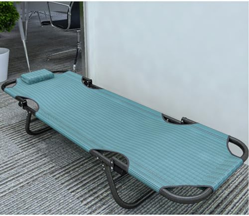 ASKLFNEI Klappbares Reisebett, Outdoor Camping Bett,Auto modifiziertes Bett Nicht-aufblasbares Kissen Universal Auto Rücksitz Reisebett(Blau)