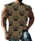 Top, Gym Sommer Shirt Herren Kostüm Herren Fashion Unterhemd Jagdbekleidung Herren Tanktop Safari Kleidung Herren Ärmel(A04,S)