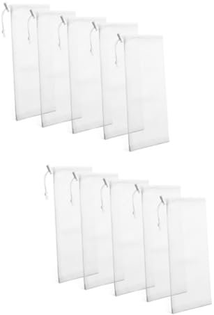 BCOATH 2sets Vogel Sack Feeder Kordelzug Tasche Mesh Vögel Feeder Socken Für Vögel Lebensmittel 5 Stücke * 2