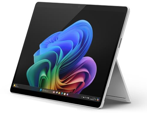 Microsoft Surface Pro 5G Copilot+ PC, 13” OLED Touchscreen, Snapdragon X Elite, 16GB RAM, 512GB SSD, 5G Modello 11esima Edizione, Platino