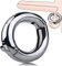 Sadodo 40-50 mm Metall Verstellbarer Hodenring für Männer Edelstahl 183g Gewicht Cock Ringe Penis Ring für Mann Ball Stretcher Anhänger Hoden Ring Hodenstrecker Sex Spielzeug Verzögerung Ejakulation