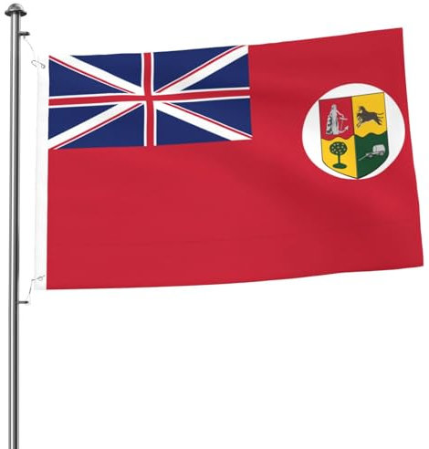 Pavillon Rouge De L'Afrique Du Sud Drapeau De Jardin Drôle Jardin Signe Durable Drapeaux De Pirate Pour Porche Intérieure Extérieure 90X150Cm