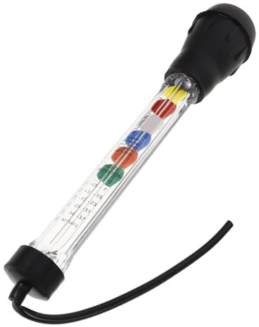 CIYODO Idrometro per Batteria Auto con Aspirazione Rapida Misuratore di Densità Elettrolitica Preciso Strumento Versatile per Controllo Elettroli Tester Idrometro per Uso Professionale e