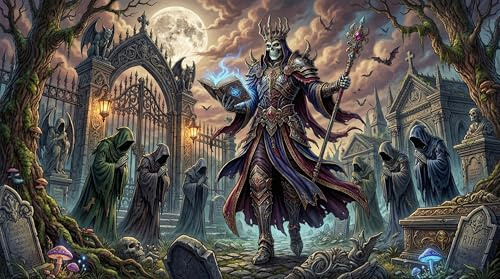 Lich Monarch Puzzle 1000 Teile, Lernspiel Geschenk für Erwachsene