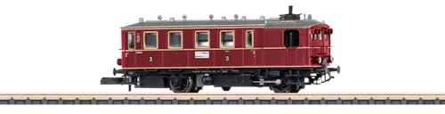 Märklin 88149 Dampftriebwagen Kittel CidT DB Spur Z (1:220) – Historischer Schienenbus der Deutschen Bundesbahn, Metallfahrwerk, LED-Spitzenlicht, Sammlermodell