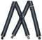 Carhartt Herren Utility Suspender Hosenträger, Elastisch, zweifarbig (Schwarz/Stahlstreifen), Einheitsgröße