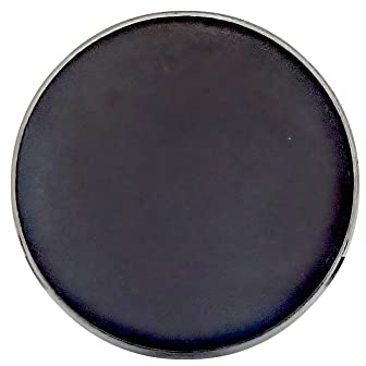 Magnetbrosche aus Edelstahl, 30mm, handgefertigt, grau