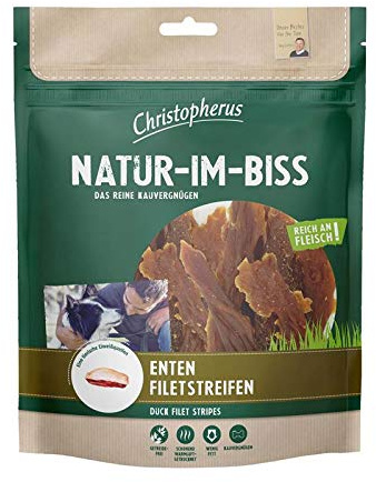 Christopherus Snack Entenfiletstreifen | 5 x 300g Hundesnack