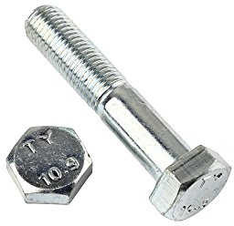 100 Stk Sechskantschraube DIN 960 M16x1,5x80 Feingewinde mit Schaft - Stahl verzinkt