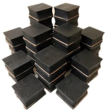 Gummiauflage 45x45x23mm (Karton mit 42 Stück=0.37€/Stück) Gummi-Unterlage Wagen-Heber Hebebühne Unterstellbock Klotz Rangier-Wagenheber Puffer Reifen Reifenwechsel LKW Räder KFZ Tuning Zubehör