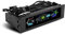 VBESTLIFE PC Fan Controller, 5 Fans Speed Controller CPU Temperature Sensor Front Computer Cooling with LCD Panel