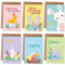 Papierdrachen Osterkarten - 6 frühlingshafte Grußkarten als Klappkarte inklusive Umschlag zur Osterzeit - Grüße an die Familie - Stilvolles Design zu Ostern - Motiv Bunt - Set 1