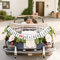 AONAT Just Married Bandiere, Decorativo da Appendere con Lettera retrò e Rustica,Decorazioni Auto Matrimonio,Decorazione per Banchetti di Nozze o Photo Booth per la Fotografia di Matrimonio