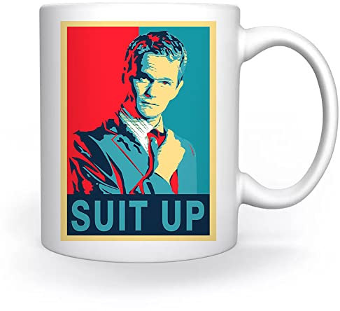 How I Met Your Mother Suit Up Tasse Weiß Für Kaffee Tee Cappuccino Kakao Mug White Coffee Tea Cacoa