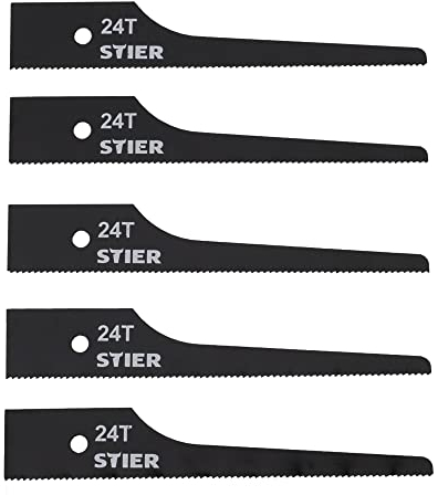 STIER Stichsägeblatt für STS-100 24 Zähne 5 Stk
