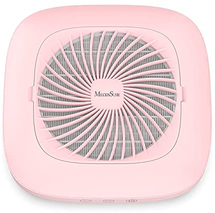 MelodySusie Nail Dust Collector mit Filter, XC320J Professionelle Leise Nagelstaubsauger Maniküre & Nageldesign Saugstarke Leistungsstarke Nagelstaubsaugung, Rosa