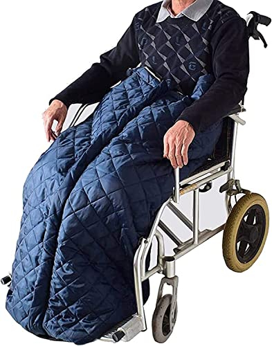 DRATIE Rollstuhldecke Beindecke, Fußsack Rollstuhl Erwachsene, Schlupfsack Fleece-Gefütterte wasserdichte Und Komfortable Schlupfsack Rollstuhl Sack