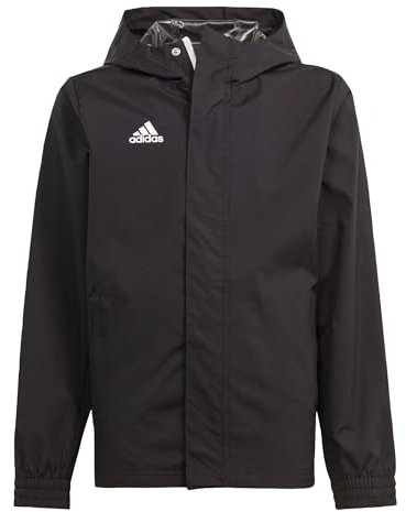 adidas Mixte enfant Entrada 22 All-Weather Jacket, Black, 7-8 Years