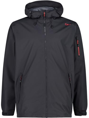 CMP - Herrenjacke mit fester Kapuze, Anthrazit, 52