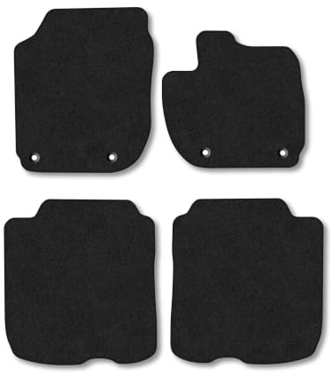 Honda HR-V (2015-2021) Carpet Car Mats | Black Edge Trim Tailored Fit Floor Mats Full Coverage Protection Accessories Easy Clean Anti Slip Made in the UK