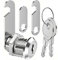 ZiYuya Cerradura de buzón con diferentes claves, Cerradura de cámara del Gabinete Bloqueo del buzón Cerradura de cajón Dresser lock Cerradura de puerta del armario Taquilla de muebles (30MM)