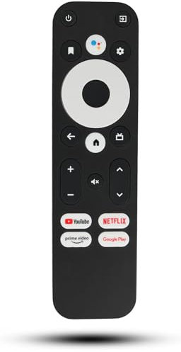 uehba Voice Replacement Remote Control Compatible for MECOOL Google G10 Reference and for Goolge Chromecast TV