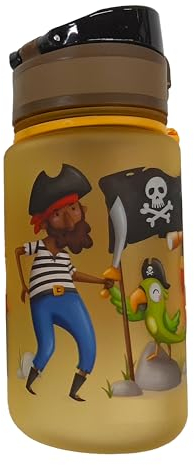 Puckator - Gourde invisible pour enfants 350 ml - Pirates - Jolly Rogers