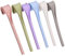 Lot de 6 pailles en silicone réutilisables amovibles pour gobelets et bouteilles