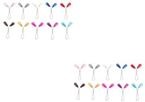 SHERCHPRY 48 Stk Perlenclip Bandana-clip Perlen Schal Brosche Perlen-u-clip Sicherheitsnadel Aus Kunstperlen U-förmiger Clip Aus Perlenseide Stirnband Jahrgang Damen Stahlnadel Strickjacke