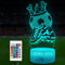 WYDCAA Lampe Fussball Geschenke Jungen, FußBall Geschenke füR Jungs 7 8 9 10 Jahre 3d Acryl-Led 16 Farben Touch Illusion Nachtlicht, Nachttischlampe FüR Fussball Kinder, Schlafzimmer Dekoration Boys