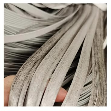 XPJYUA Synthetisches Rattan-Reparaturmaterial 10 m Synthetisches Rattan, flaches Rattan-Material, Kunststoff-Rattan, grau-weißes Holzimitat, Reparatur von Möbelmaterialien for Stuhl, Sofa, Korb