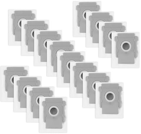 Lot de 16 Sacs d'aspirateur pour IRobot Roomba i7/i7+/i3/i3+/i4/i4+/i6/i6+/i8/i8+/S9/S9+/j7/j7+/E5/E6/E7 Sac de rechange pour IRobot Roomba I7 Rechange Accessoire Kit