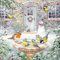 Ambiente Serviette Winterszene 20 Stk. - 33x33 cm - Schnee Winter Tannenbaum Dekor Weihnachten Servietten