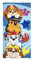 Eplusm Paw Patrol Strandtuch für Kinder, Baumwolle, Cartoon-Design mit Welpen, Blau