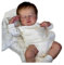 Scnbom Reborn Babys lebensechte babypuppen Madchen 19zoll 48cm wie echtes Puppen silikon Toddler