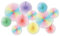 EASY JOY 11PCS Pastel Rainbow Paper Fan Decorations Hanging Tissue Paper Fans Decorations Backdrop Decorations for Spring Birthday Baby Shower Garden Weddding Decororations