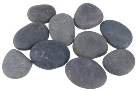 WESIEVYA 20pièces Galets à Peindre Gris Et Noir Pierre à Dessiner Pour Et Décoratives Galets Pour Bricolage Et