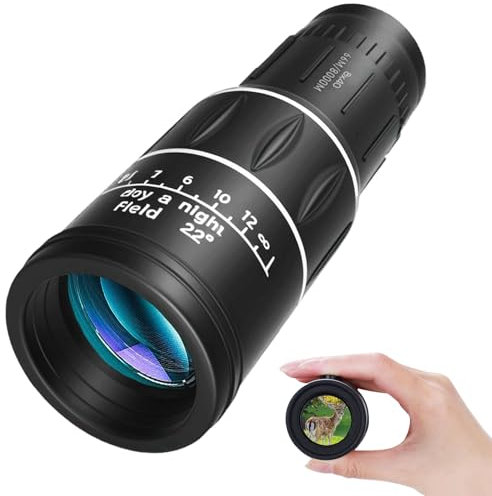 10X42 Mini Lightweight Monocular Telescope, Birthday Gifts for Men Dad Him Husband Teen Boys, BAK4 & FMC Prism Scope for Birdwatching Outdoors Hiking, Cool Gadgets