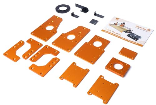 FoxAlien Upgarde Aluminum Plate Kit | For Masuter Pro CNC Router NEMA 23 Stepper Motor