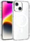 Exsight Magnetic Case for iPhone 14 Plus 6.7”, Clear Phone Cases Compatible with MagSafe, Military Grade Airbag Drop Protection, Anti-Yellowing, Anti-Scratch, Shockproof Cell Phone Cover, Transparent
