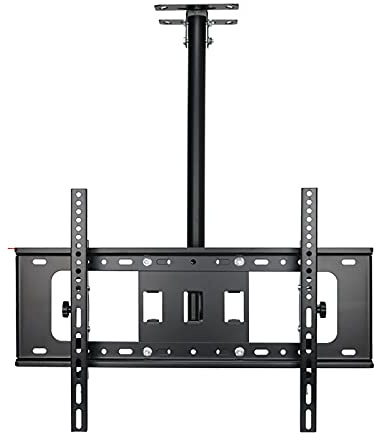 CAFIEDR TV Stand tv wall mount Adjustable Height TV Ceiling Mount, Full Motion Hanging TV Mount Bracket, Mount On Flat Roofs Or Sloping Ceilings-32