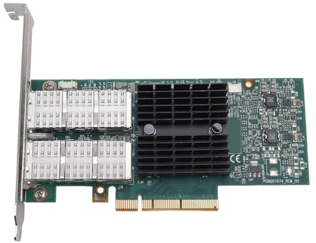 Carte réseau Ethernet PCIe 40 GB/s Double Port QSFP | Débit total 80 Gb/s pour transfert données volumineux, Interface PCI Express 3.0 x8