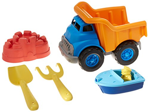 Green Toys SWD4-1253 Kipplaster mit Sportboot