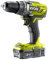 RYOBI R18DD3-120S One Plus Cordless Drill Driver Starter Kit, 18 V, Hyper Green