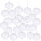 Yeelan 19 Stück Befüllbare Ornament-Kugeln, Transparente hängende Ornamente, Kunststoff Weihnachtskugeln Ornamente, Geburtstag, Hochzeit, Party und Heimdekoration, Ornamente(40mm, Rund)