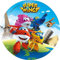Tortenaufleger Tortenfoto Aufleger Foto Bild Super Wings (6) rund ca. 20 cm *NEU*OVP*