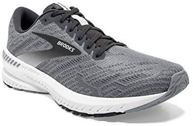 Brooks Mens Ravenna 11 Running Shoe - Grey/Ebony/White - D - 12.5