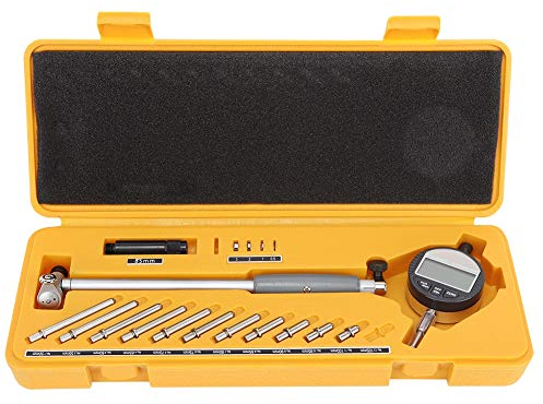 Medidor de calibre digital, herramienta de medición de diámetro interno de alta precisión de acero inoxidable de 50-160 mm, indicador de dial de indicador de dial electrónico industrial